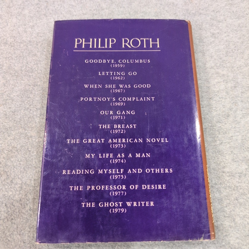 Philip Roth The Ghost Writer 1979‎ First Edition Hardcover Novel - Picture 3 of 5